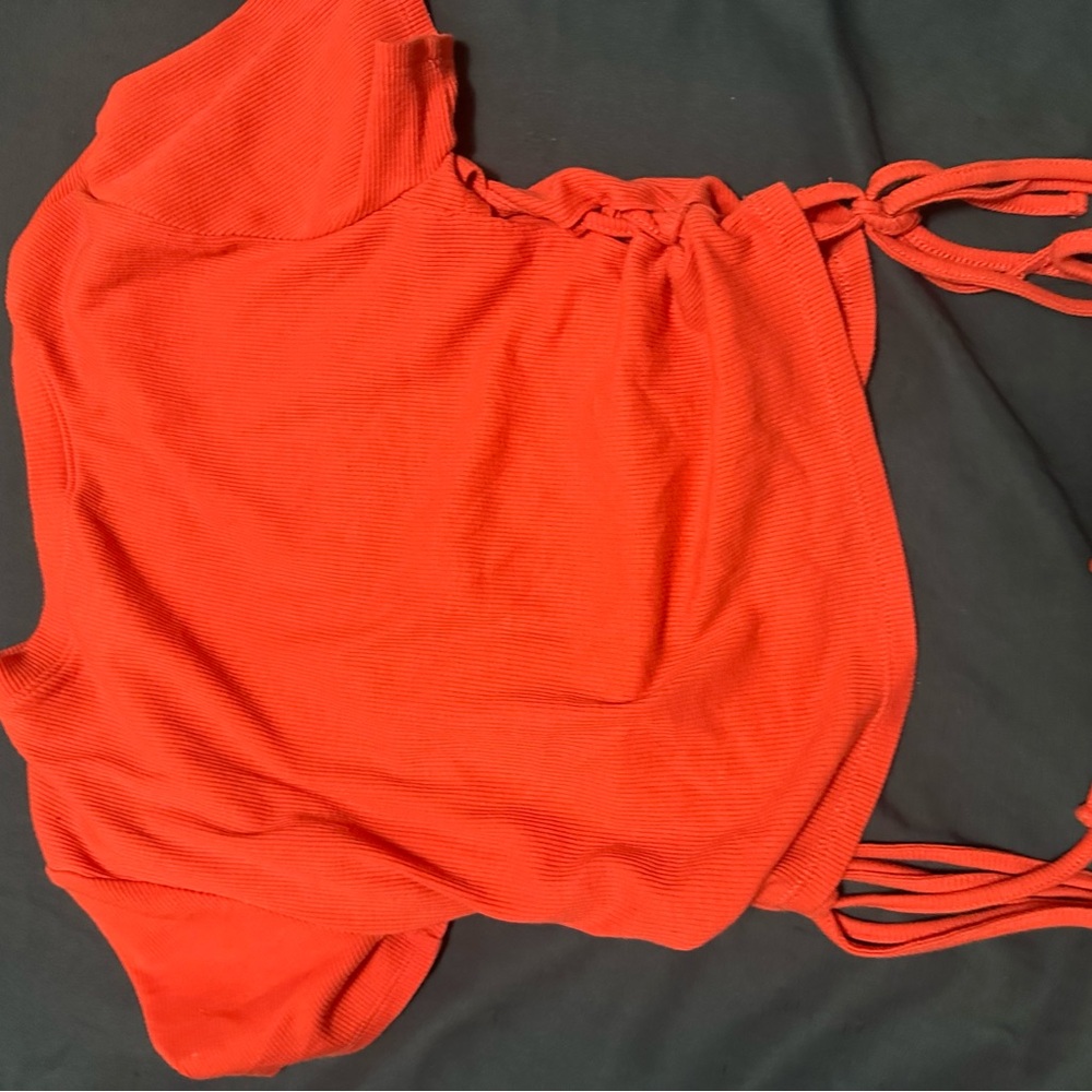Pink crop top